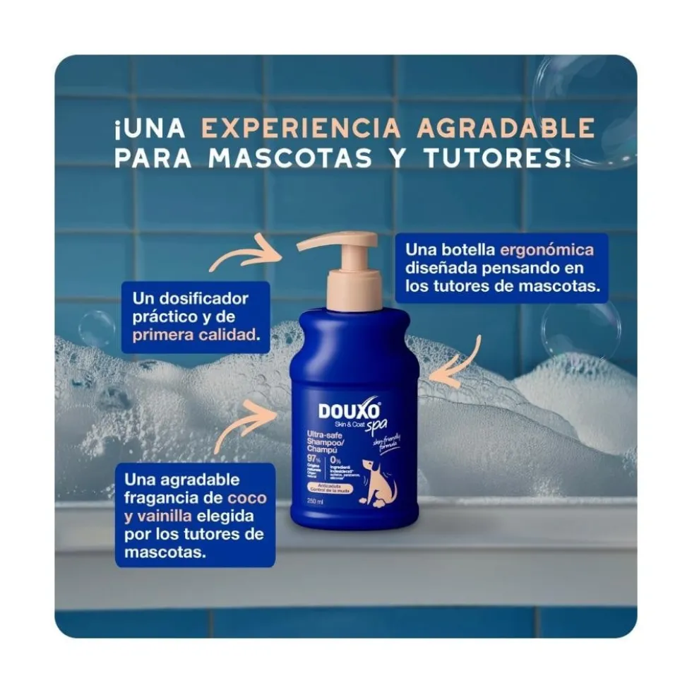 Douxo Spa Champú para Control de la Muda para Perro