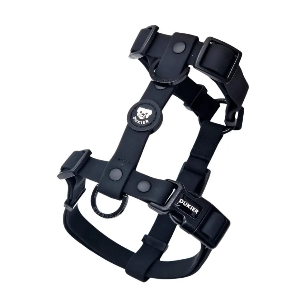 Dukier Arnés Waterproof Negro para Perros