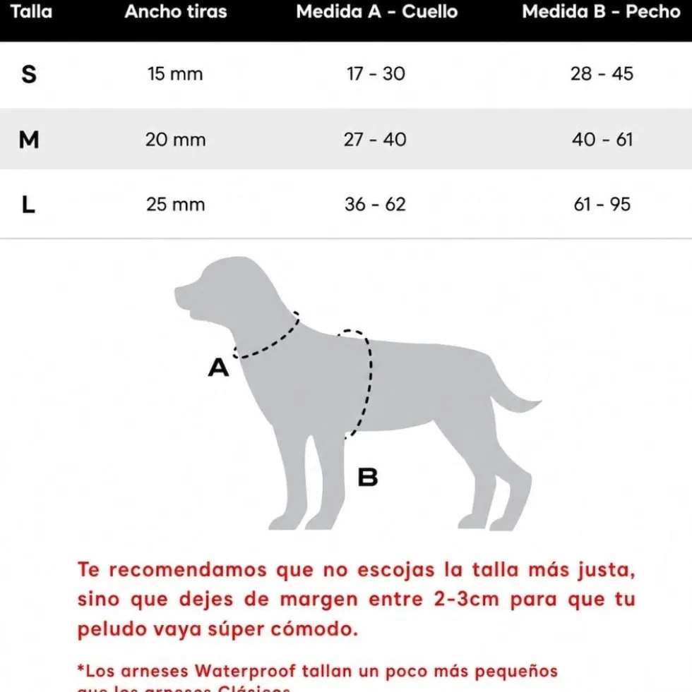 Dukier Arnés Waterproof Turquoise para Perro