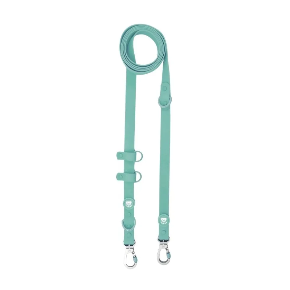 Dukier Correa Multiposición Waterproof Turquoise para Perro