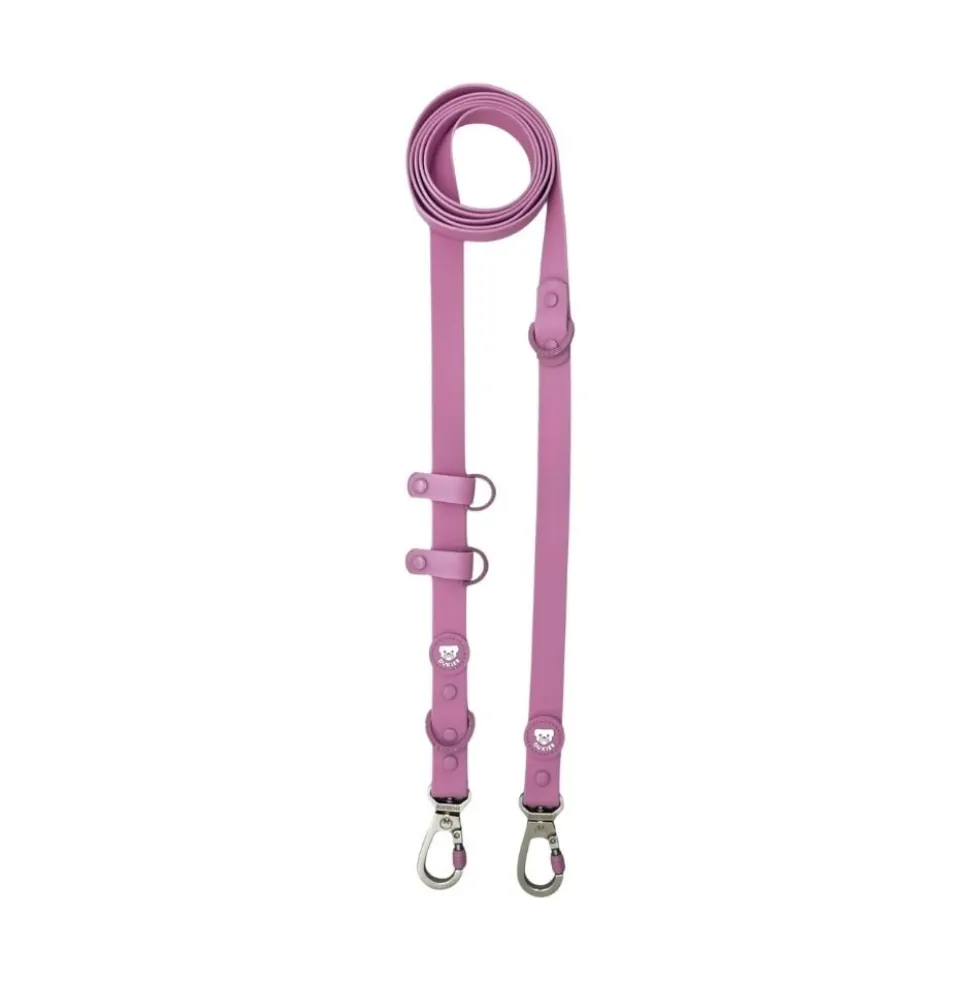 Dukier Correa Multiposición Waterproof Mauve para Perro