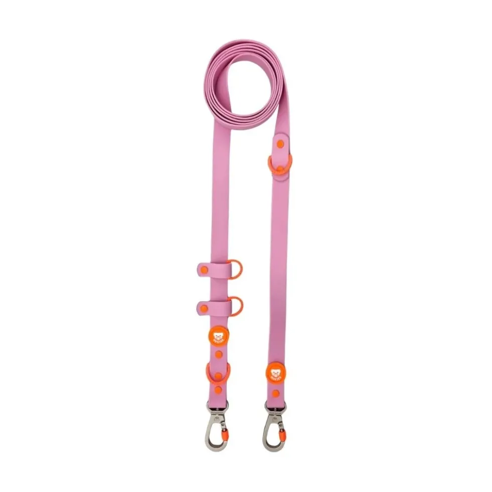 Dukier Correa Multiposición Waterproof Tangerine para Perro
