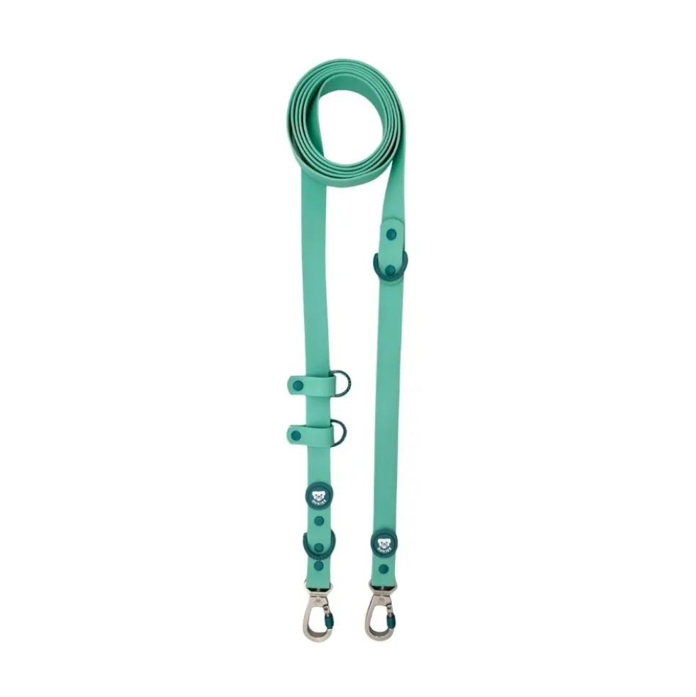 Dukier Correa Multiposición Waterproof Jade Mint para Perro