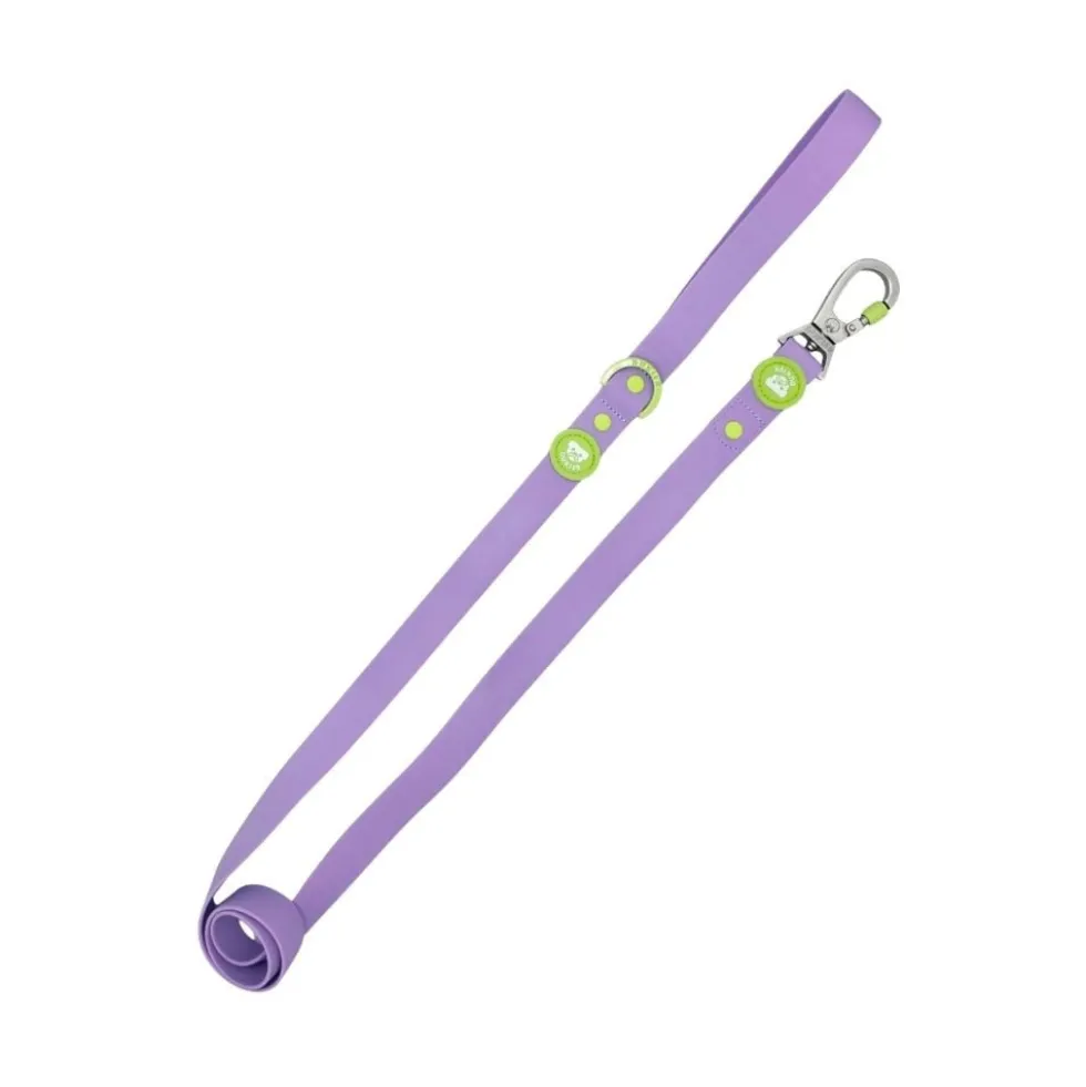 Dukier Correa Waterproof Violet Matcha para Perro