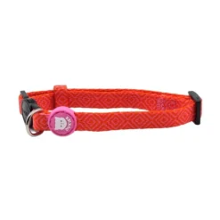 Dukier Kaleido Pink Grid Collar para Gato