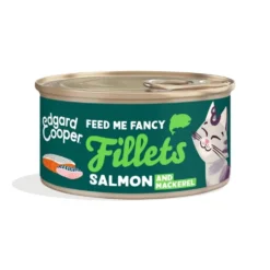 Edgard and Cooper Lata de Filetes de Salmón y Caballa para Gato