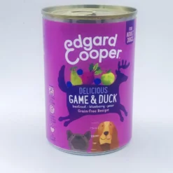 Edgard and Cooper Lata Venado y Pato 400g Perro