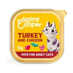 Edgard and Cooper Tarrina Adult Pavo y Pollo para Gato