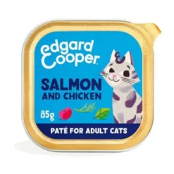 Edgard and Cooper Tarrina Adult Salmón y Pollo para Gato