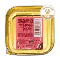 Edgard and Cooper Tarrina Pato y Pollo Cachorro 150g