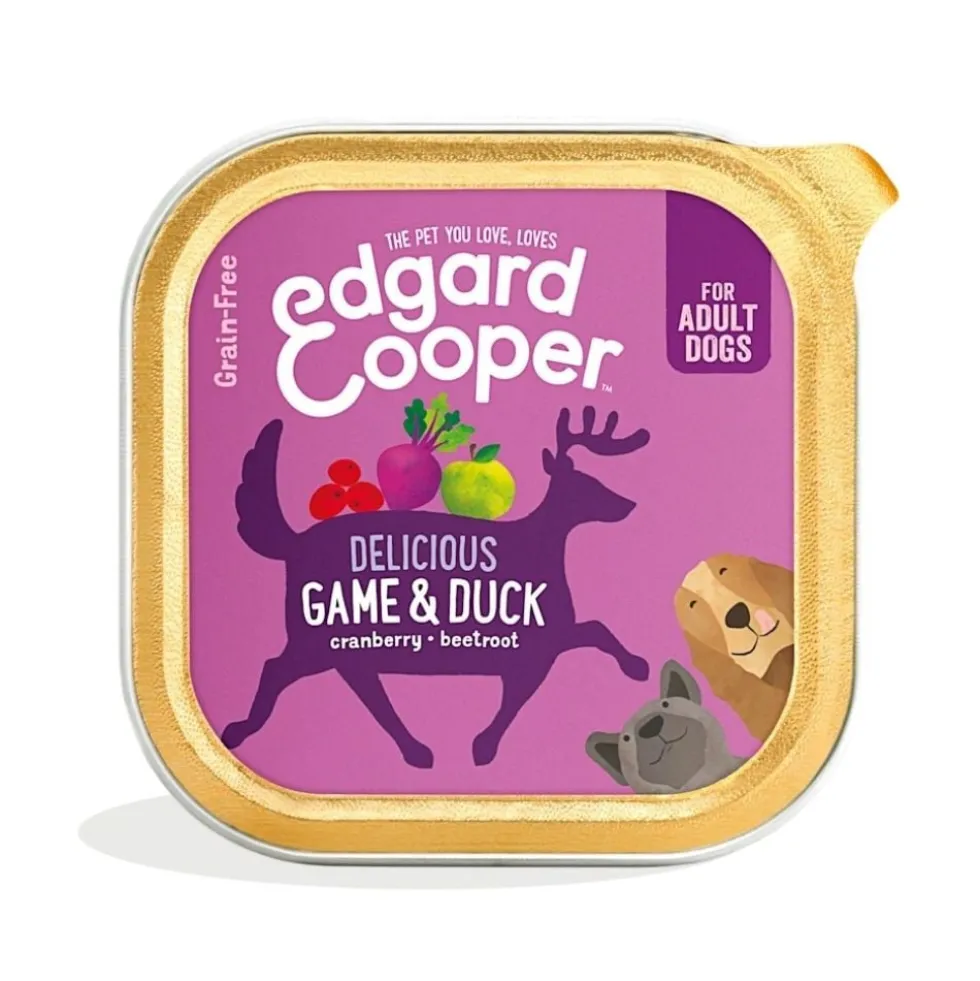 Edgard and Cooper Tarrina Venado y Pato 150g Perro