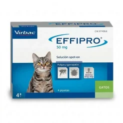 Effipro Spot-on Pipeta Antiparasitaria para Gatos (4 uds)