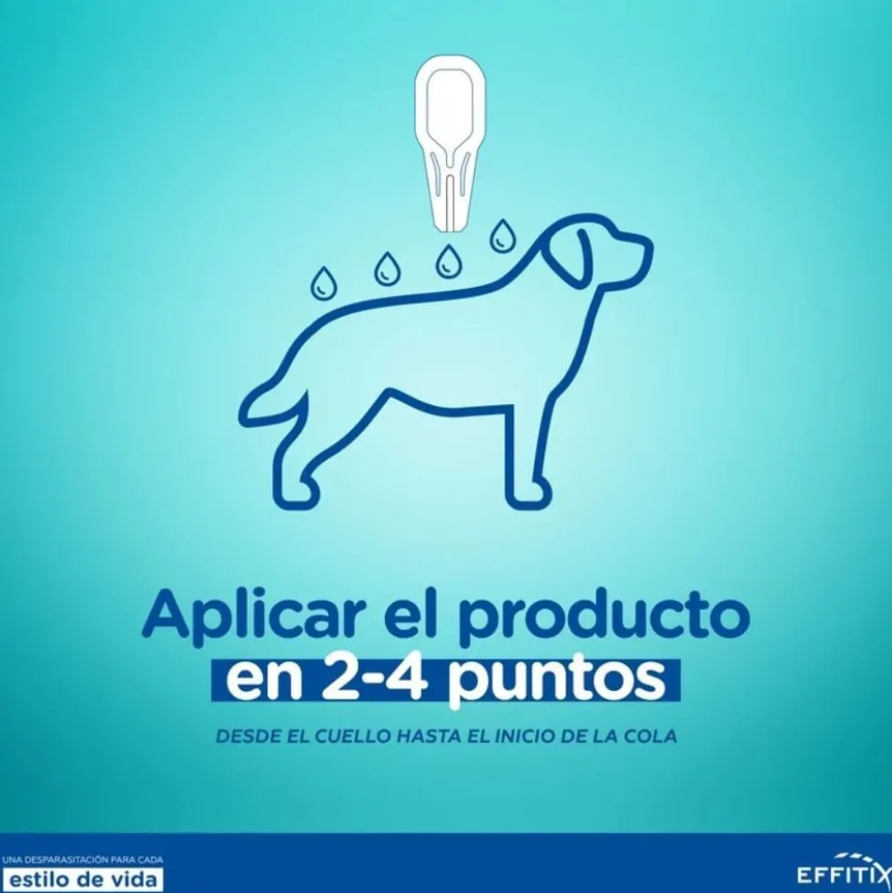Effitix 4 Pipetas Antiparásitos para Perros (20 – 40 kg)