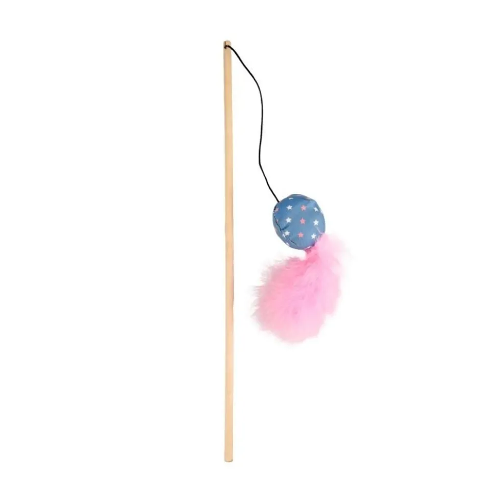 Flamingo Juguete Winny Caña de Pescar con Bola Azul y Rosa