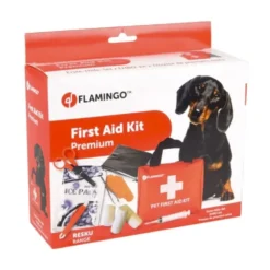 Flamingo Kit Botiquín Primeros Auxilios Premium para Perro