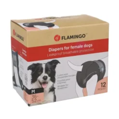 Flamingo Pañal Dipy para Perro (12 uds)