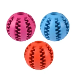 Flamingo Pelota Dental de Goma para Perro 7cm