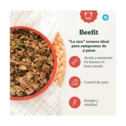 Food for Joe Comida Cocinada Beefit Ternera para Perro