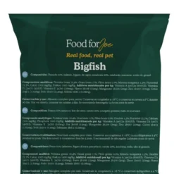 Food for Joe Comida Cocinada Bigfish Pescado para Perro