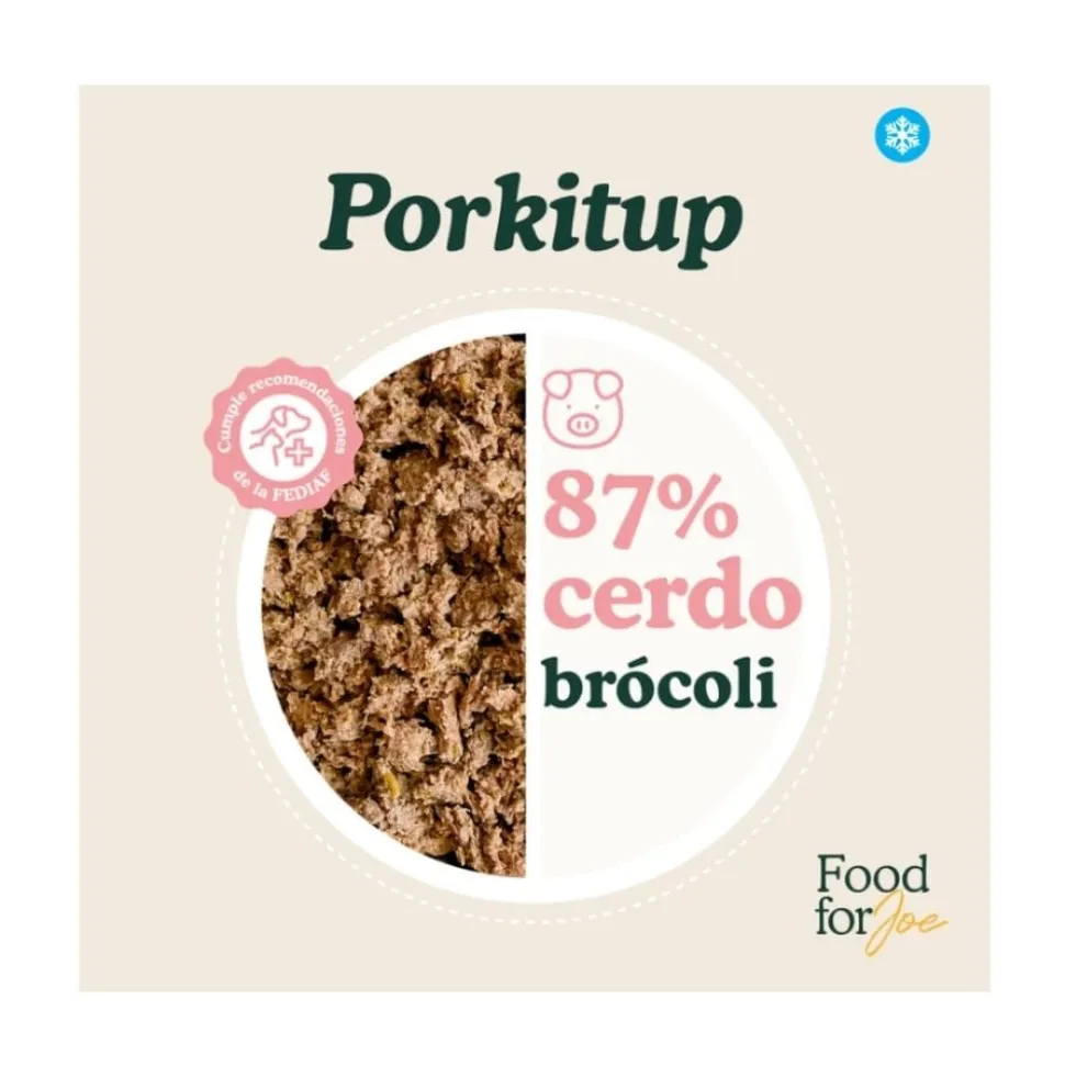 Food for Joe Comida Cocinada Porkitup para Gato