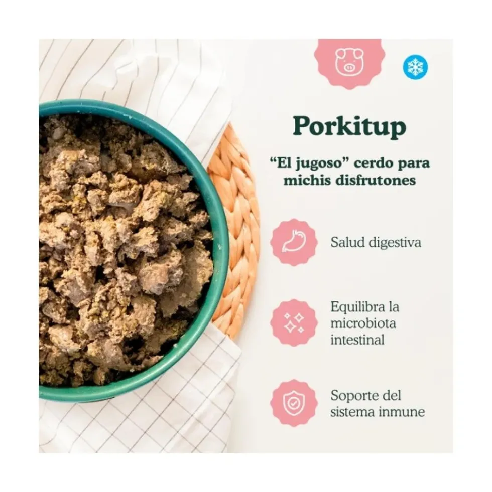 Food for Joe Comida Cocinada Porkitup para Gato