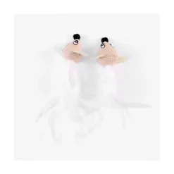 Freecat Juguete Set Dos Ratones con Plumero para Gatos