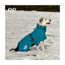 Freedog Abrigo Impermeable Azul para Perro Mediano