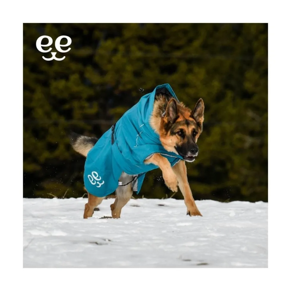Freedog Abrigo Impermeable Azul para Perro Grande