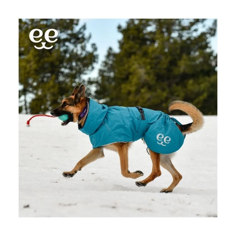 Freedog Abrigo Impermeable Azul para Perro Grande