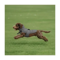 Freedog Abrigo Impermeable Paw Shield Gris Perro Mediano