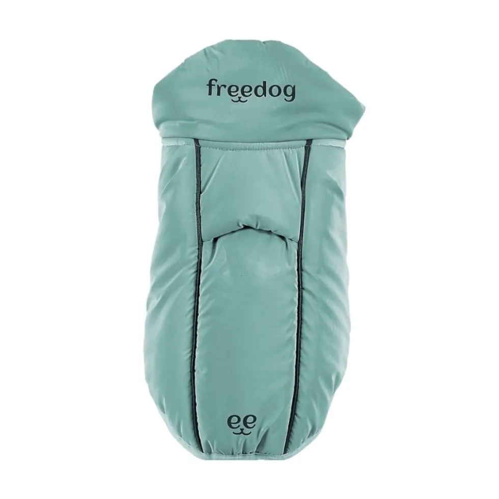 Freedog Abrigo Impermeable WinterHug Verde para Perro Mediano
