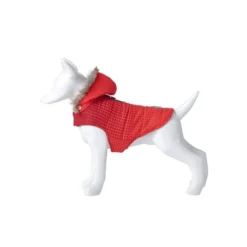 Freedog Abrigo Rojo de Lunares para Perro Pequeño