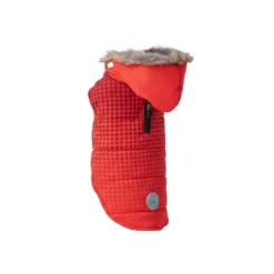 Freedog Abrigo Rojo de Lunares para Perro Pequeño