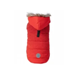 Freedog Abrigo Rojo de Lunares para Perro Mediano