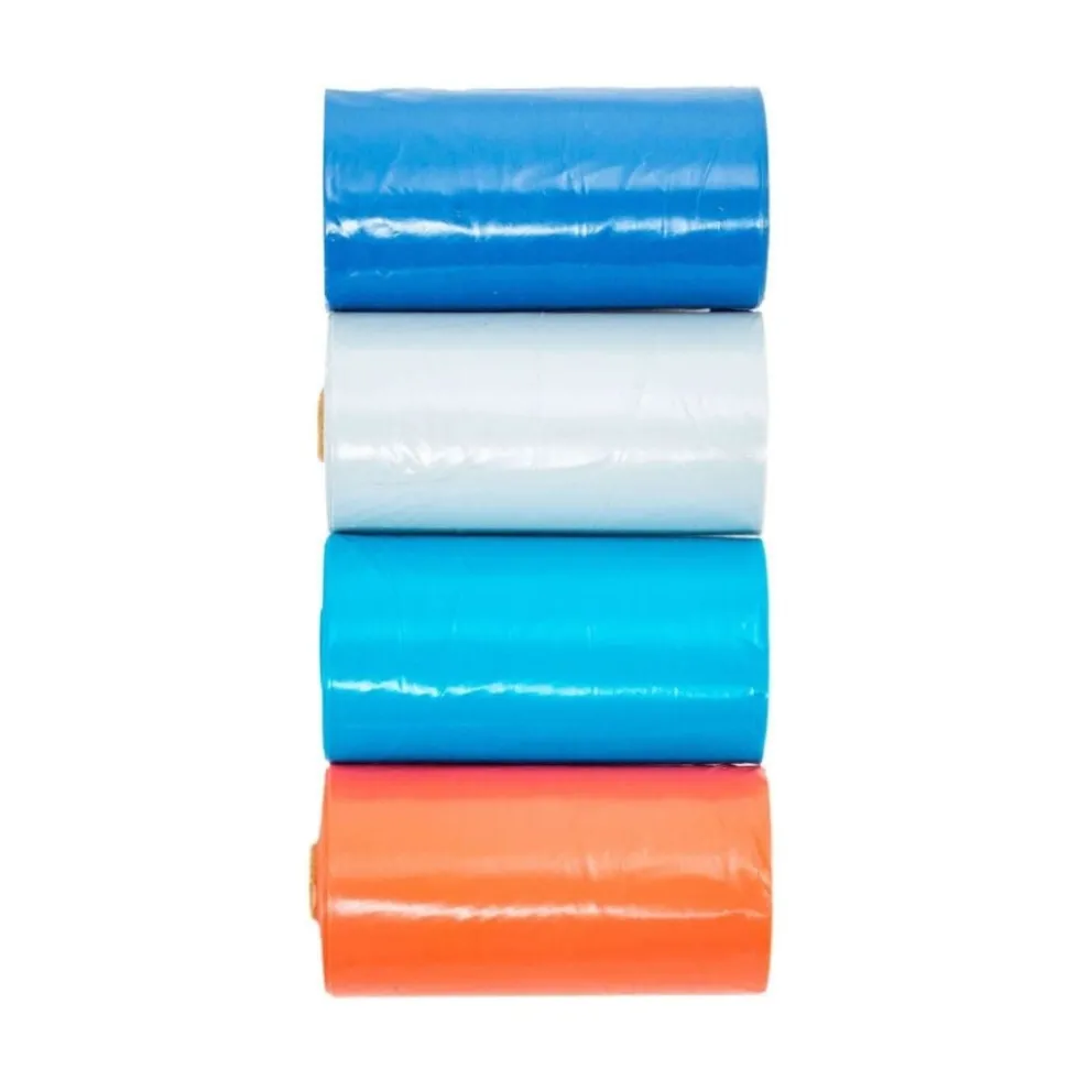 Freedog Bolsas Recicladas Colores Variados (4 rollos)