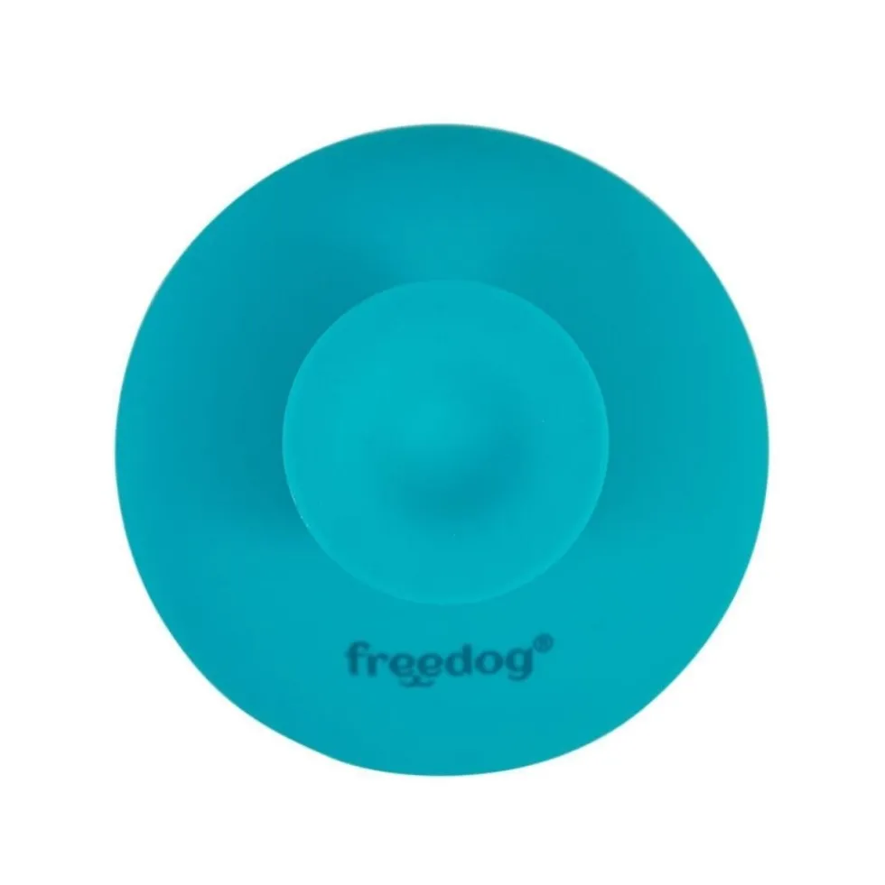 Freedog Cepillo Ergo de Silicona Turquesa