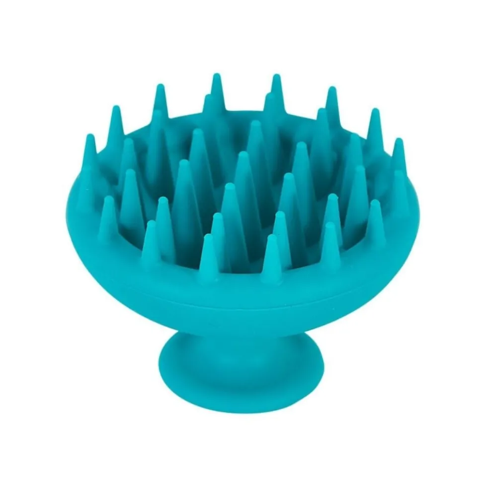 Freedog Cepillo Ergo de Silicona Turquesa