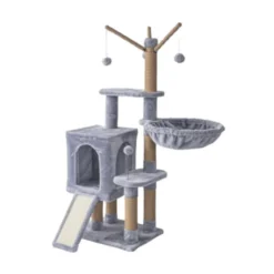 Freedog Árbol Rascador Multijuego Sierra Gris para Gatos