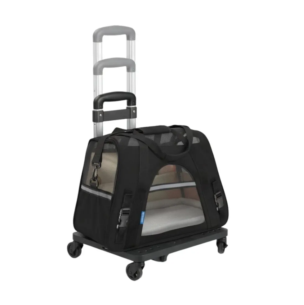 Freedog Transportin Fly Negro para Gatos y Perros Pequeños
