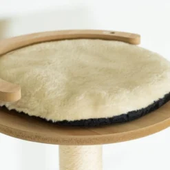 FreshCat Árbol Rascador de Madera con Dos Cunas