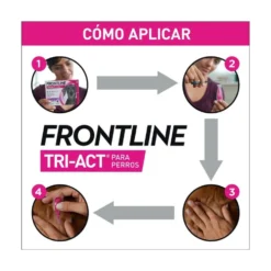 Frontline Tri-Act 3 Pipetas para Perros 40 a 60 kg