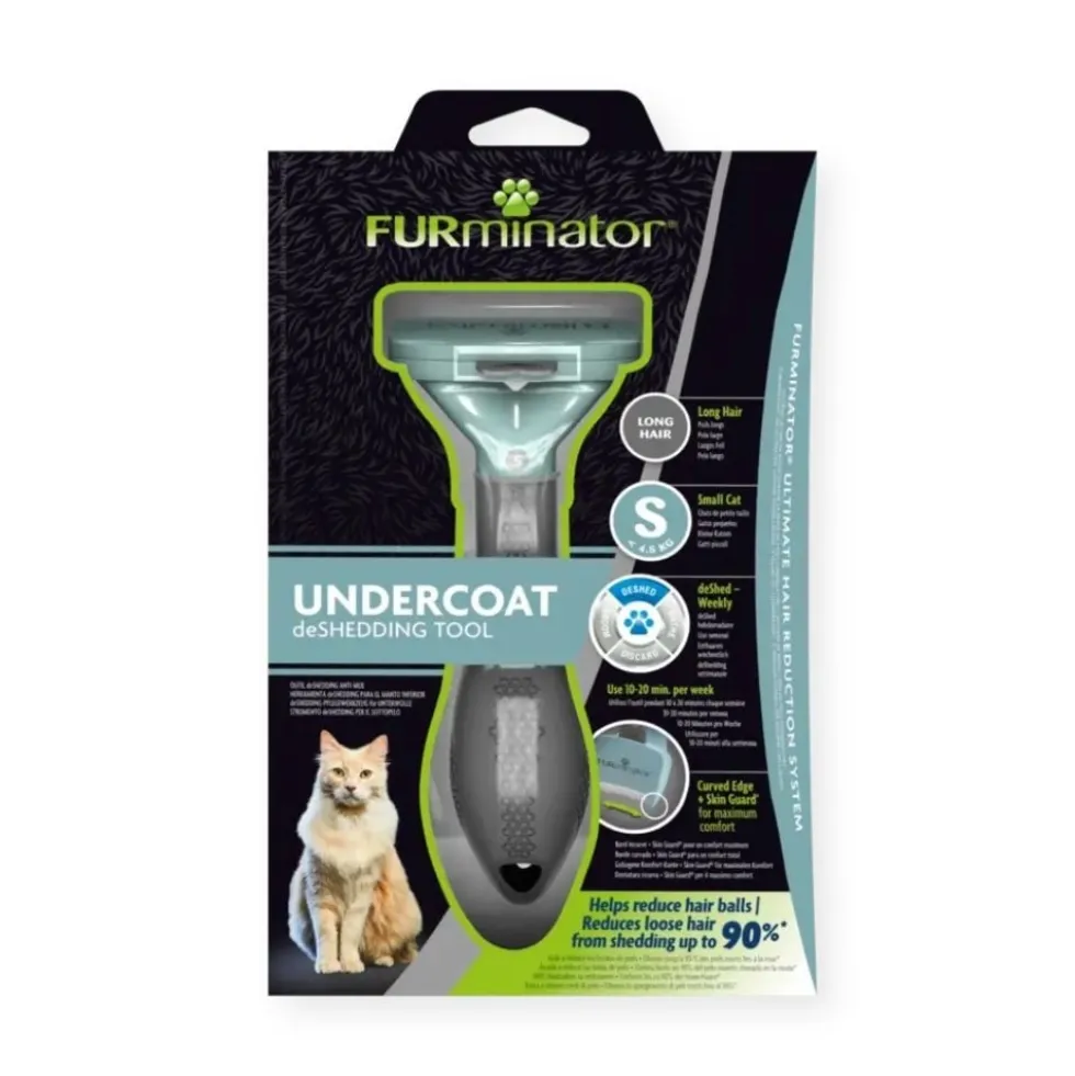 FURminator Deslanador de Pelo Largo para Gatos Pequeños