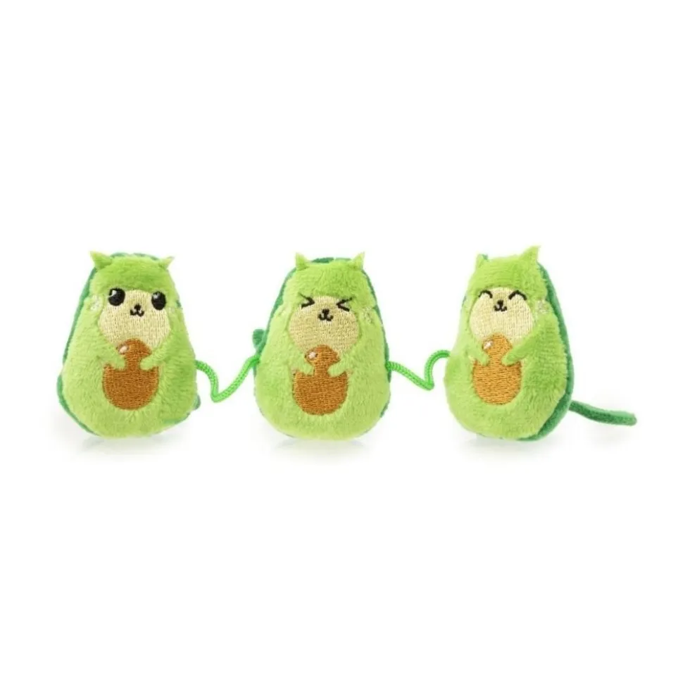 FuzzYard Juguete Trío de Aguacates para Gato