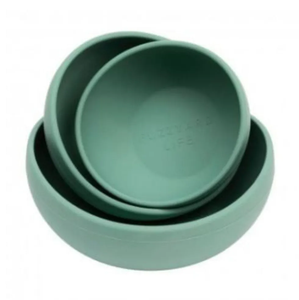 FuzzYard Life Comedero silicona (Color Verde)