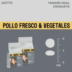 Givers Pienso de Pollo y Vegetales para Gatito