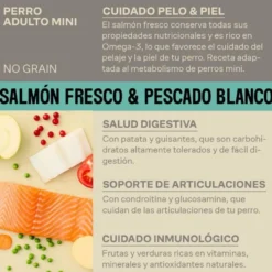 Givers Pienso de Salmón y Pescado Blanco para Perro Mini
