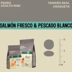 Givers Pienso de Salmón y Pescado Blanco para Perro Mini