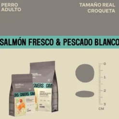 Givers Pienso de Salmón y Pescado Blanco para Perro