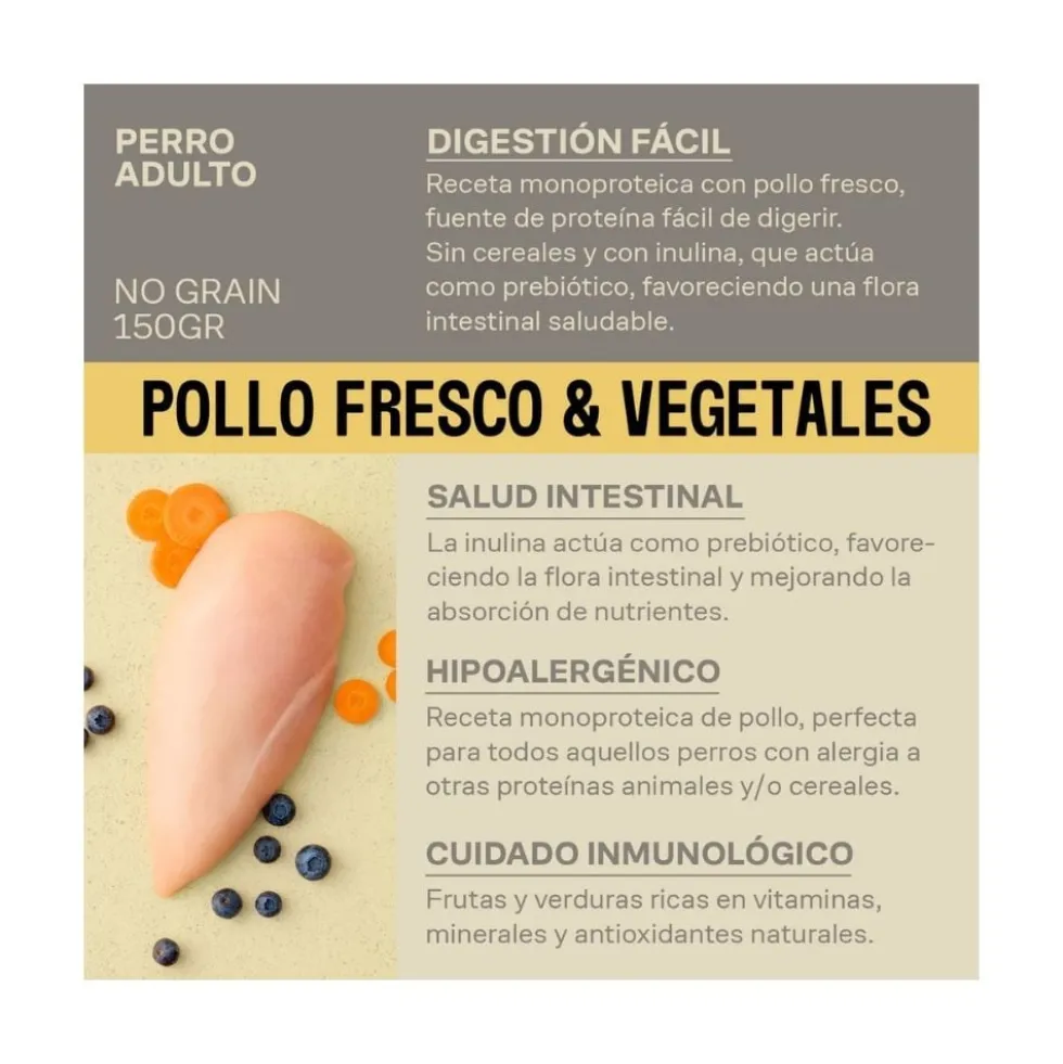Givers Tarrina con Trocitos en Salsa de Pollo y Vegetales para Perro