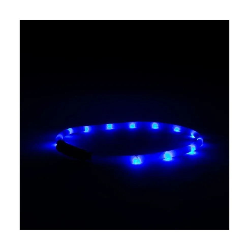 Great&Small Collar de Led Azul Recargable